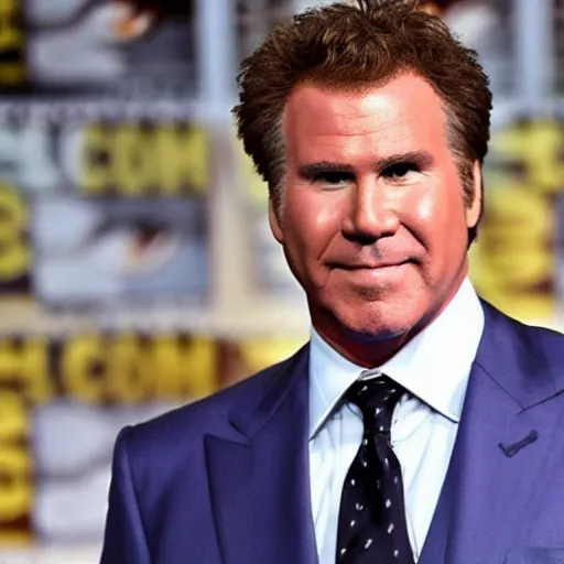 Prompt: Will Ferrell as Tony Stark