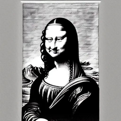 Image similar to Draws a hyper realistic image of monalisa