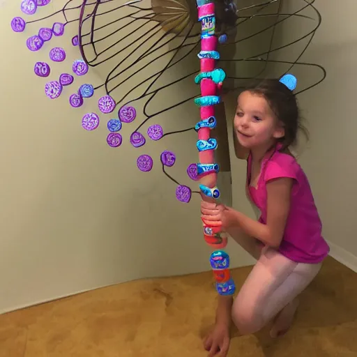 Prompt: for my daughter during quarantine, i created a spiral that will unfold her imagination as she grows