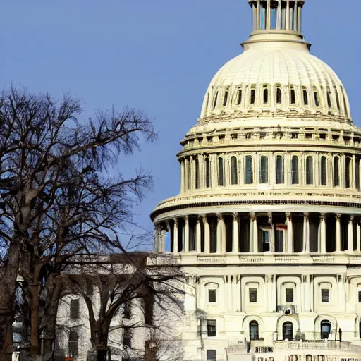 Image similar to Photo of the United States Capitol on January 6 under siege by oranges, reuters