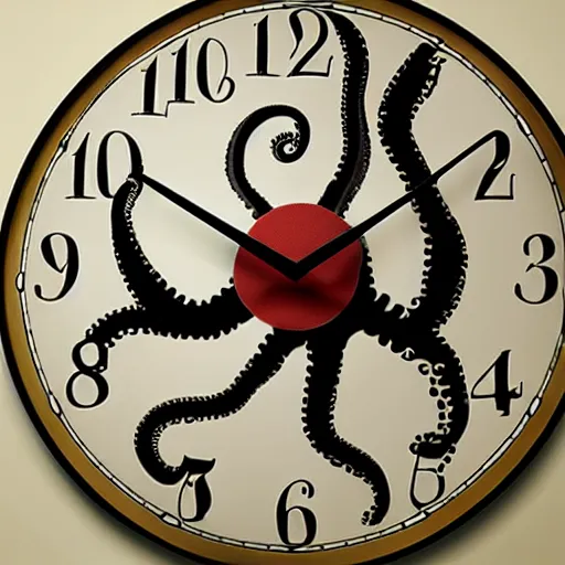 Image similar to octopus clock