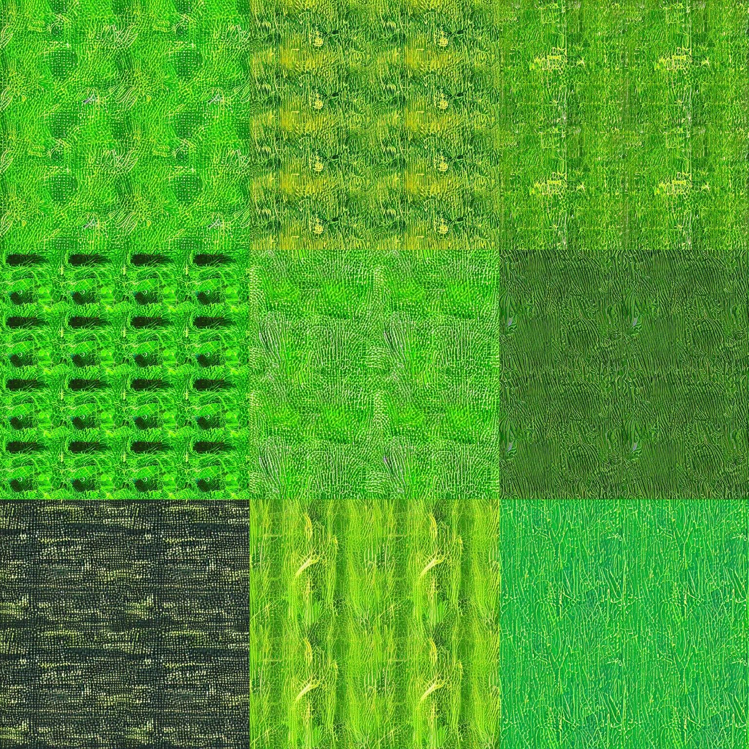 Prompt: ghibli anime grass seamless texture