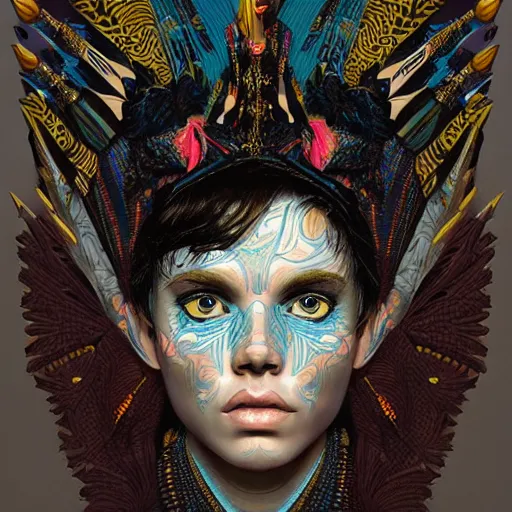 Image similar to medium portrait soft light painted erik jones and joe fenton, inspired by shaka zulu shakespeare, intricate, sharp high detail illustration, - c 1 5