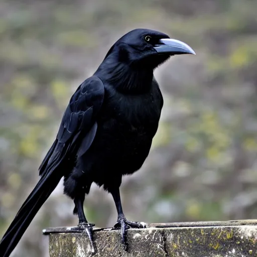 Prompt: A photo of a crow wearing a gorgeous, blonde wig.