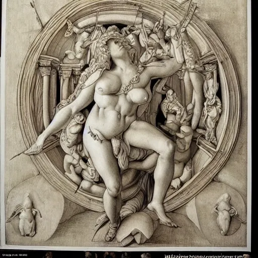 Prompt: of michaelangelo intricate detailed drawings of the female form full figure women different positions