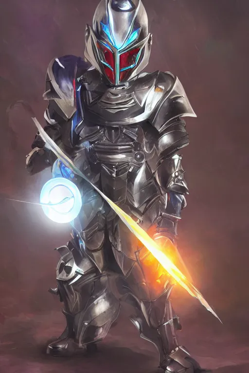 Image similar to helmet armor guardian destiny in witch queen illumination ray tracing hdr fanart arstation by sung choi robot ninja mask and eric pfeiffer and gabriel garza and casper konefal