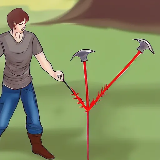Prompt: wikiHow to juggle flaming swords