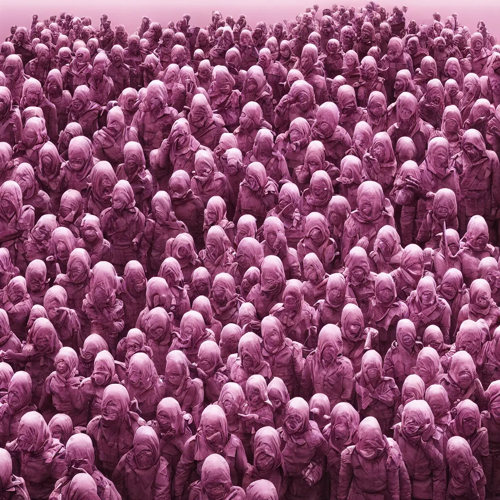 Image similar to advertising campaign by richard mosse