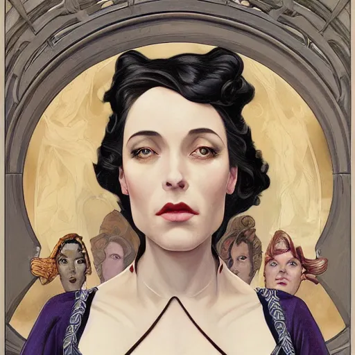 Prompt: an art nouveau, ( streamline moderne ), multi - ethnic and multi - racial portrait in the style of charlie bowater, in the style of donato giancola, in the style of charles dulac. very large, clear, expressive and intelligent eyes. symmetrical, centered, ultrasharp focus, cinematic lighting, photorealistic digital painting, intricate detailed background.