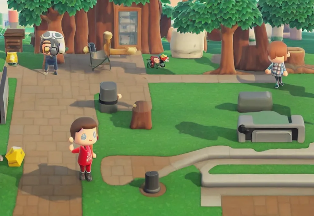 Image similar to elon musk in animal crossing, elon musk in the video game animal crossing, gameplay screenshot, close up, 3 d rendering. unreal engine. amazing likeness. very detailed.