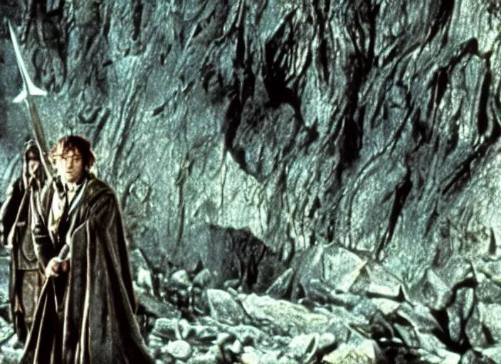 Image similar to a still from Lord of the Rings (1965)