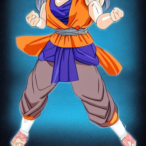 Prompt: female Goku
