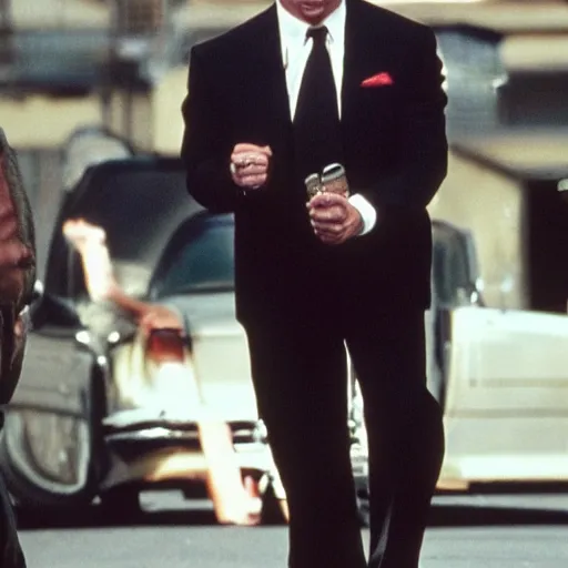 Prompt: john travolta as mafia boss