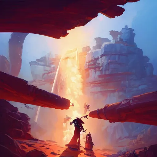 Image similar to hero world raiders of the lost ark 1 9 8 1, behance hd by jesper ejsing, by rhads, makoto shinkai and lois van baarle, ilya kuvshinov, rossdraws global illumination