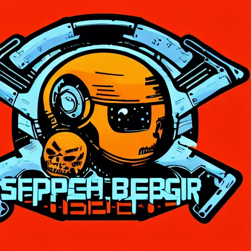 Image similar to in the style of max prentis and deathburger and laurie greasley a logo of spaceship, highly detailed, colourful, 8k wallpaper