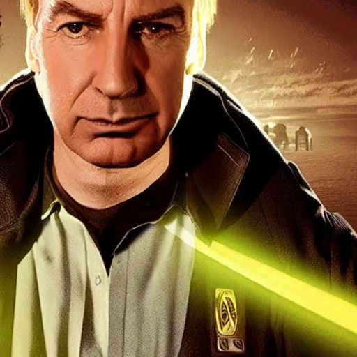 Image similar to better call saul as a borg from star trek