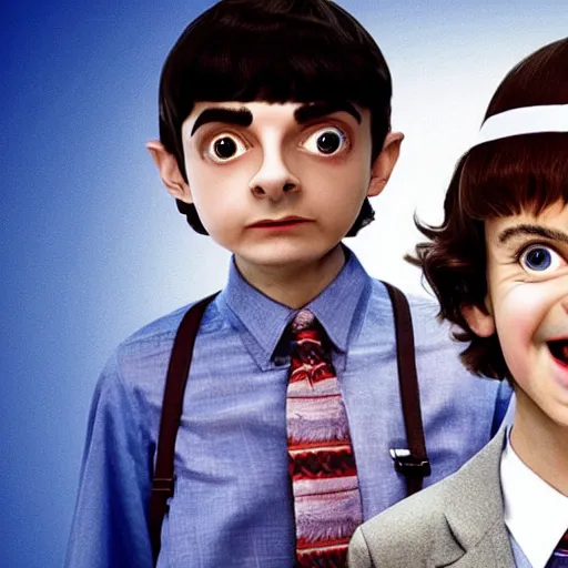 Image similar to Mr Bean stars in Stranger Things