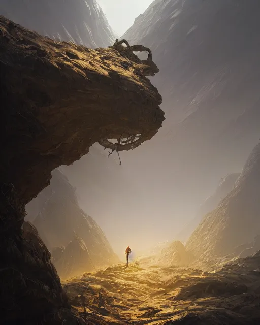 Image similar to the onix mountain, terrifying, environment art, fantasy art, landscape art, in the style of greg rutkowski, illustration, epic, fantasy, intricate, hyper detailed, artstation, concept art, smooth, sharp focus, ray tracing