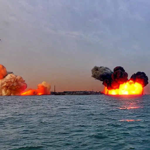 Image similar to a nuke explosion in chioggia