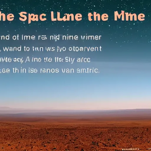 Image similar to the land where space meet the time