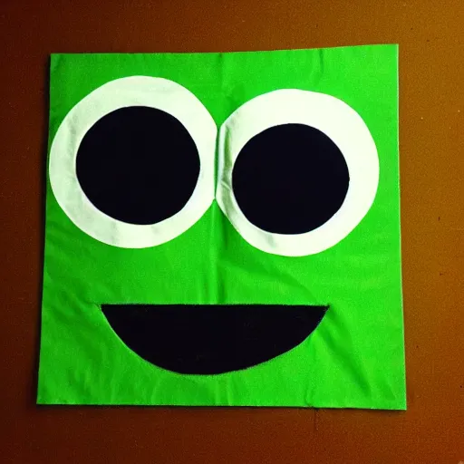 Image similar to green monster with one eye