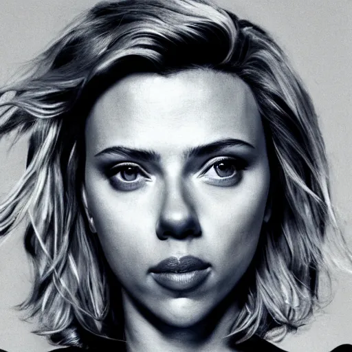 Prompt: photograph of scarlett johansson taken by david lazar, highly detailed and symmetrical face, 8 k
