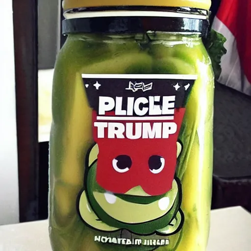 Image similar to pickle trump