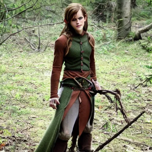 Image similar to emma watson as a wood elf