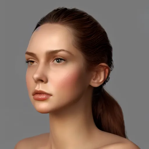 Image similar to beautiful girl, full body, full body, high detail of the face, hyper - realistic, 4 k, style by elizabeth elder