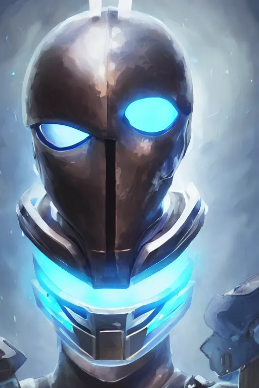 Image similar to epic mask helmet robot ninja portrait stylized as fornite style game design fanart by concept artist gervasio canda, behance hd by jesper ejsing, by rhads, makoto shinkai and lois van baarle, ilya kuvshinov, rossdraws global illumination radiating a glowing aura global illumination ray tracing hdr render in unreal engine 5