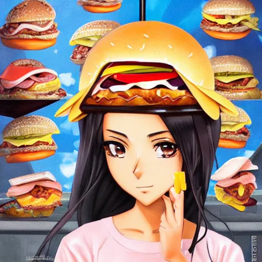 Mold hamburger anime