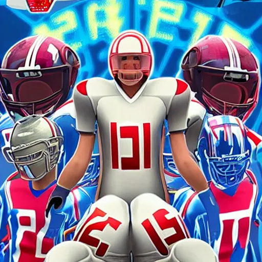 Image similar to football 2 0 9 9, futuristic,