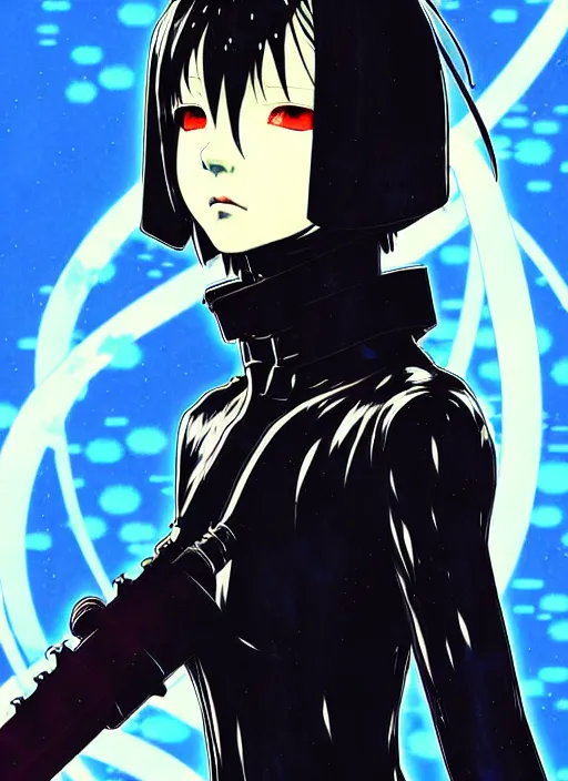 Prompt: tsutomu nihei, anime reol by ilya kuvshinov, last exile, murata range, fine detail, perfect anime face, dramatic lighting, dynamic composition, art deco, cel shading, vivid, rich texture, alphonse mucha, ( ( ( colorful ) ) ), ( ( ( yoshinari yoh ) ) ), loish, guweiz