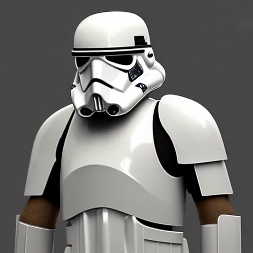 Prompt: wombat as a stormtrooper without helmet, incredible detail, character concept art, fineline detail, cinematic quality, high octane, vray render