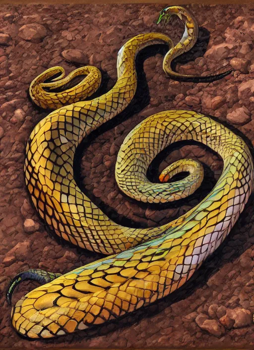 Prompt: oil painting full body anthromorphic furry cobra snake goddess extremely detailed, octance render, 4 k, detailed skin, furry, scalie, furaffinity, snake fursona, serpent goddess,