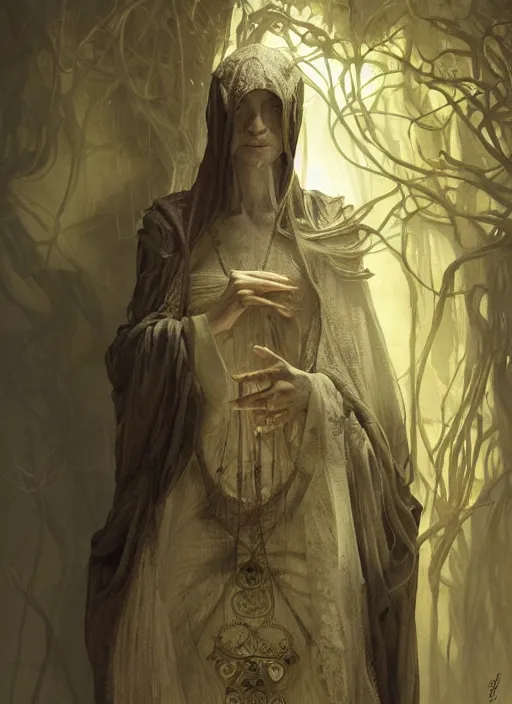 Image similar to ancient one, physically accurate, moody dynamic lighting, very very intricate, very very elegant, highly detailed, digital painting, artstation, HR GIGER, Hieronymus Bosch, Francis Bacon, concept art, smooth, very beautiful, sharp focus, illustration, art by artgerm and greg rutkowski and alphonse mucha