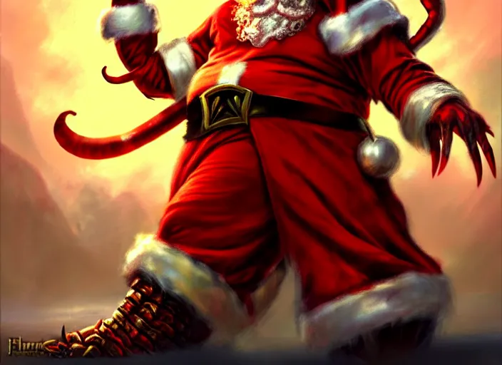 Image similar to magic : the gathering fantasy character concept art of the great anthropomorphic lobster wearing santa outfit by franz frazetta, high resolution. a clear portrait of powerful lobster santa, magical christmas fantasy in background, fantasy coloring, intricate, digital painting, artstation, smooth, sharp focus