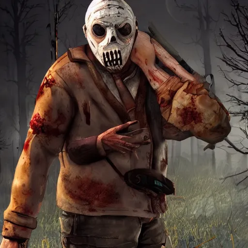 Image similar to Otzdarva as a survivor in Dead By Daylight