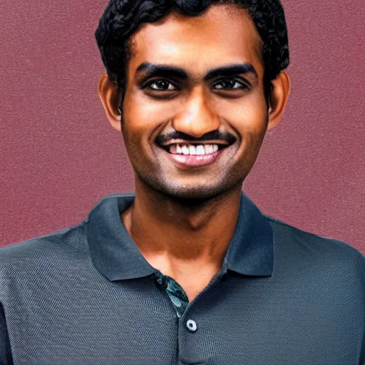 Image similar to a 30 year old skinny brown skinned programmer guy with no beard and thick black hair on top, short on sides, in a dark green polo shirt, blue jeans and grey sneakers funko pop close up highly detailed photo