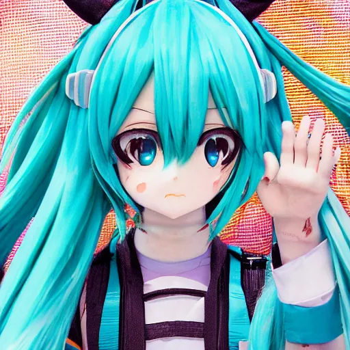 Prompt: Hatsune Miku by Medcalf William