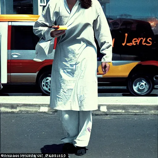 Image similar to Jesus on his lunch break at McDonald’s