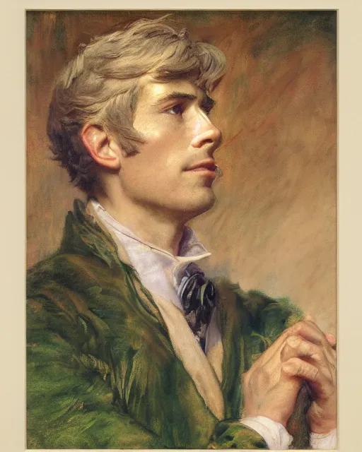 Image similar to horatio nelson, portrait painting by richard schmid, edgar maxence, kehinde wiley, thomas moran, maxfield parrish, studio ghibli, loish, alphonse mucha, fashion photography