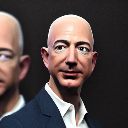 Image similar to portrait of jeff bezos with an afro, ultra realistic photography, highly detailed, photorealistic, octane render, 8 k, unreal engine