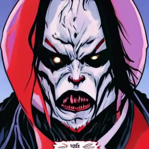 Image similar to Morbius as a soyboy