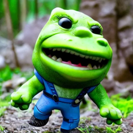 Prompt: sherk funko pop in the forest, 8k, cute, hdr