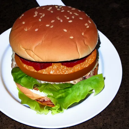 Image similar to tastiest hamburger you've ever seen