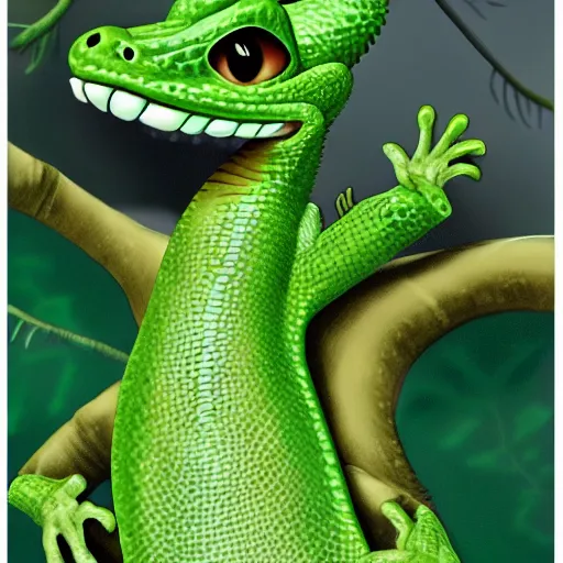 Image similar to gex the lizard