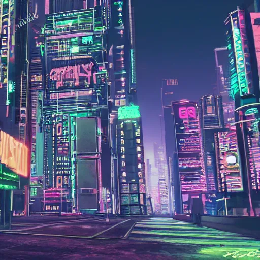 Image similar to 1960s style cyberpunk city