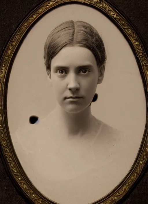 Prompt: portrait of a victorian aristocrat, female, detailed face, victorian, close up, highly detailed, cinematic lighting, photograph by elliott & fry