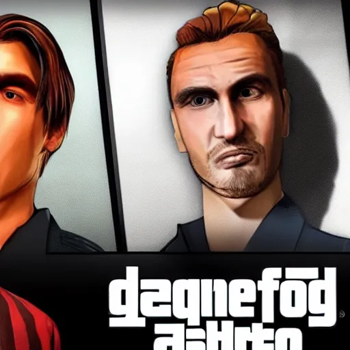 Image similar to closeup of handsome gigachad XQC as a GTA character in a loading screen